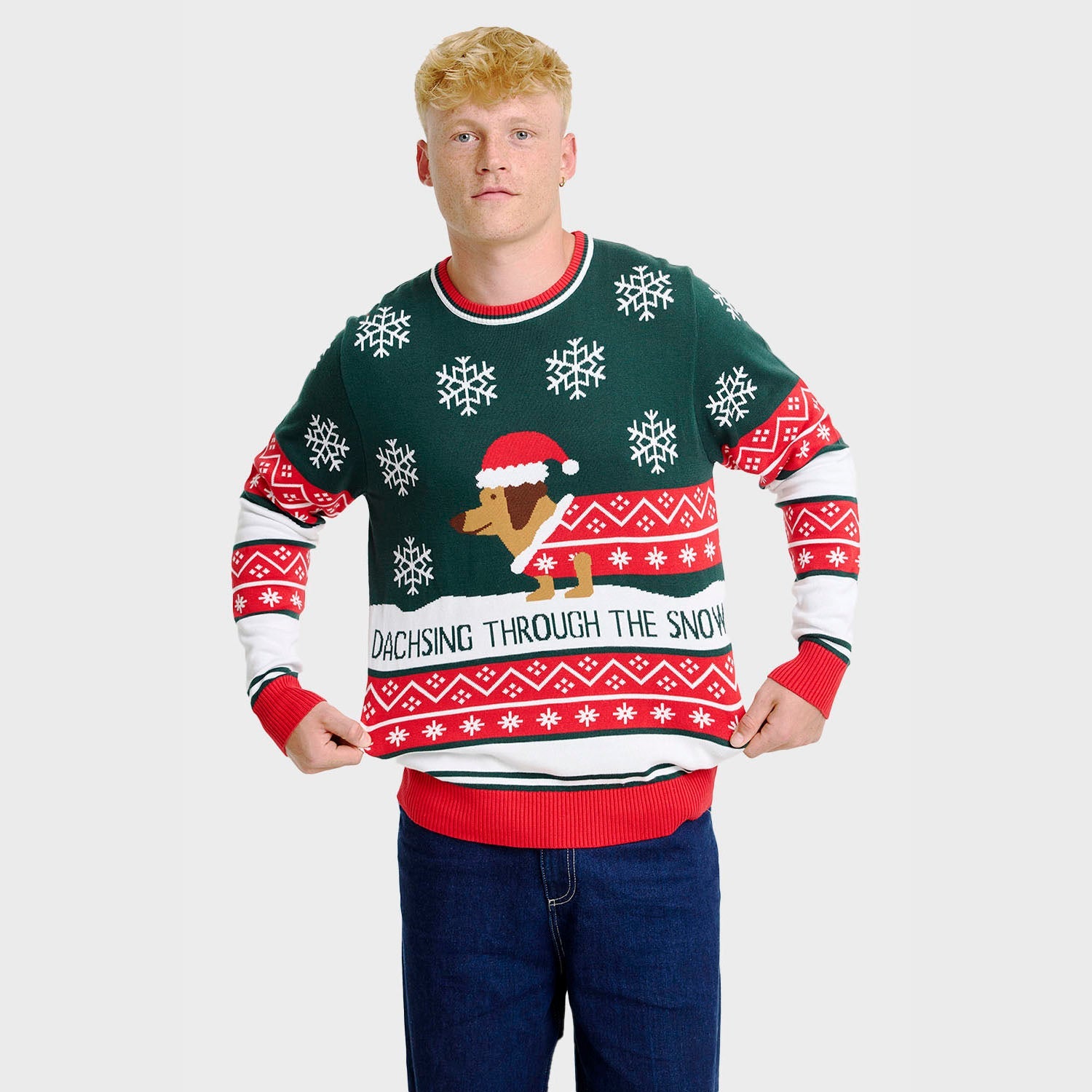 Dashing Around Sweater β Men